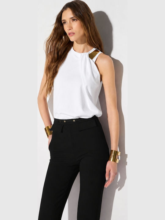 Damen T-shirt Weiß