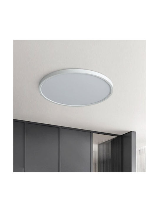 Jiju Plafonieră de Tavan pentru Baie 50cm Transparentă cu LED Integrat