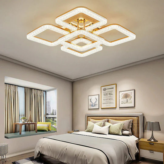 Lightplanet Πλαφονιέρα Οροφής με Ενσωματωμένο LED και Τηλεχειριστήριο