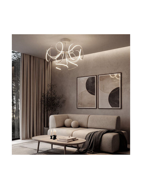 Ceiling Light Ivana D:720 H:450 Light Brown