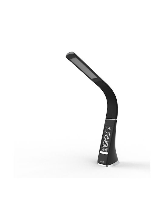 Avide ABLDL-BLC-6W-BL LED Office Lamp with Flexible Arm in Black Color