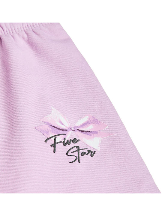 Kids Sweatpants Set With Top Ecru 3 Pieces