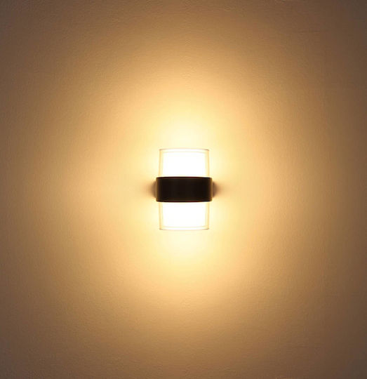 Globo Lighting Стенни Външни Осветителни Тела LED IP44 10W с Топло Бяло Светлина 9.6x13см