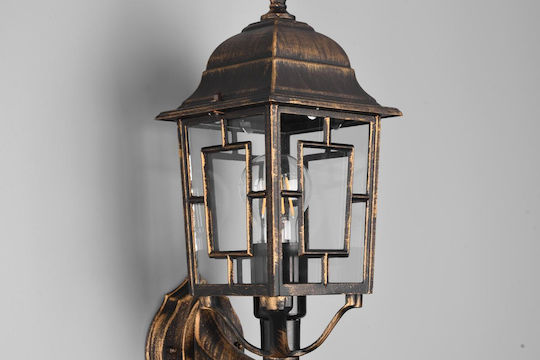 Trio Lighting Wall-Mounted Outdoor Lantern E27 IP44 15x19.5x41.5εκ.