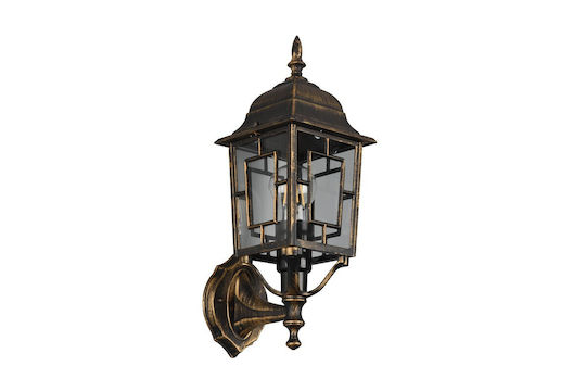 Trio Lighting Wall-Mounted Outdoor Lantern E27 IP44 15x19.5x41.5εκ.