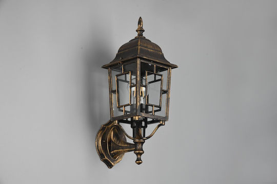 Trio Lighting Wall-Mounted Outdoor Lantern E27 IP44 15x19.5x41.5εκ.