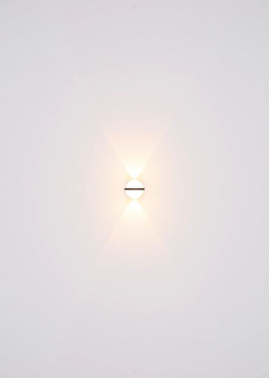 Globo Lighting Wall-Mounted Outdoor Ceiling Light LED IP54 12W with Warm White Light 10.5x11εκ.