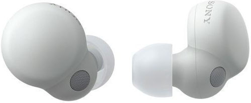 Sony LinkBuds S Bluetooth Handsfree Ακουστικά με Αντοχή στον Ιδρώτα και Θήκη Φόρτισης Λευκά