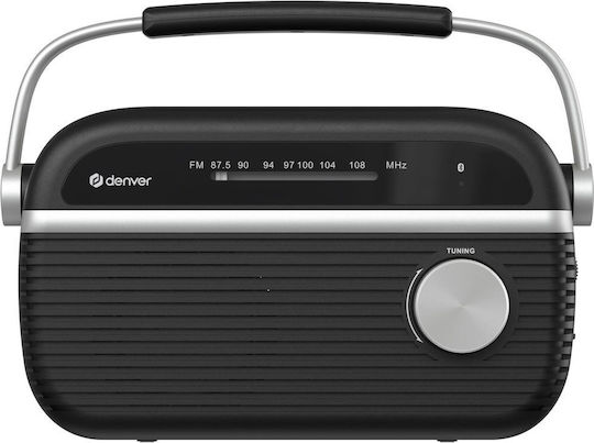 Denver TRB-67 Radio De Birou Electrică Cu Bluetooth Negru