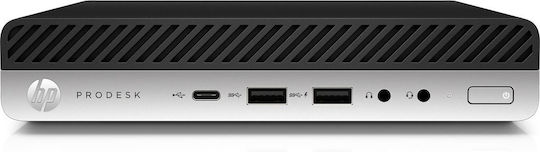 HP ProDesk 600 G4 MP Мини компютър (Core i5-8500T/8GB DDR4/256GB SSD/W11 Pro)