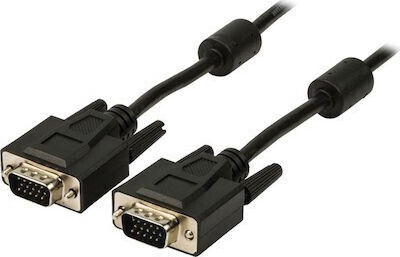 Кабел VGA мъжки - VGA мъжки Черен 3м (8680)