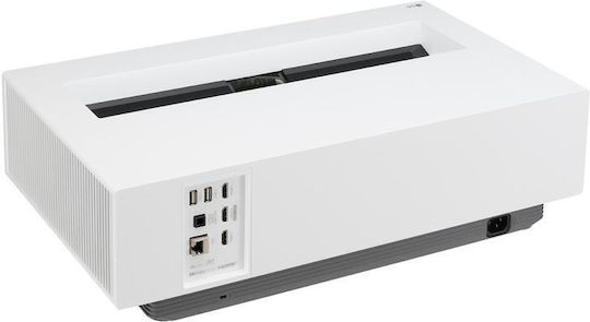 LG HU715QW Проектор DLP 4K Ultra HD Лазерен с Wi-Fi и вградени високоговорители Бял