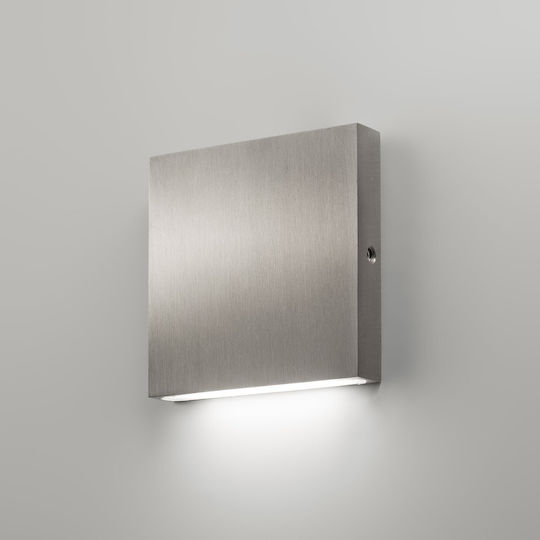 Ideal Lux Post Επιτοίχιο Εξωτερικό Φωτιστικό LED IP65 με Θερμό Λευκό Φως 8x8x8εκ.