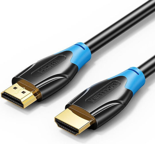 Vention HDMI 2.0 Premium High Speed 4K 60Hz HDR Cable HDMI male - HDMI male 5m Μαύρο