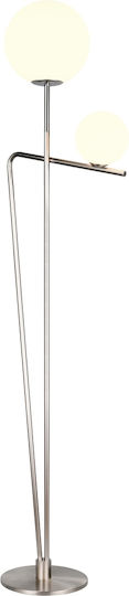 Trio Lighting Flaming Stehleuchte H180xB42cm. Gray
