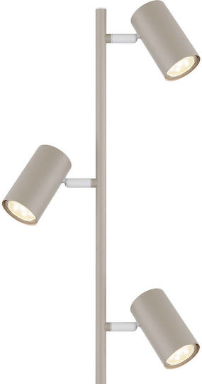 Globo Lighting Robby Φωτιστικό Δαπέδου Υ154εκ. με Ντουί για Λαμπτήρα GU10 Μπεζ
