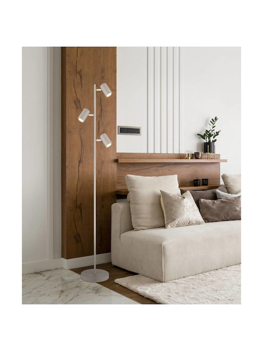 Globo Lighting Robby Floor Lamp Height 154cm Beige