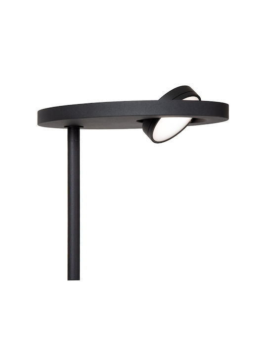 Lucide Lightning Ortolan LED Floor Lamp With Warm To Cool White Light Black