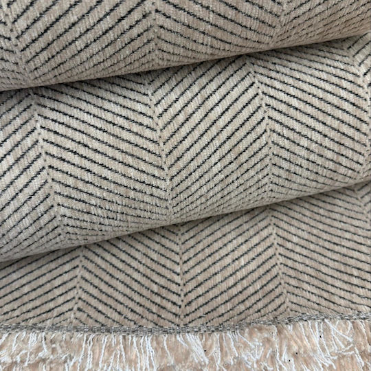 Linea Home Cod Ριχτάρι Πολυθρόνας Chenille 180x240εκ. Κρεμ