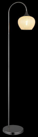 Globo Lighting Floor Lamp H150xW39cm. with Socket for Bulb E27 Transparent