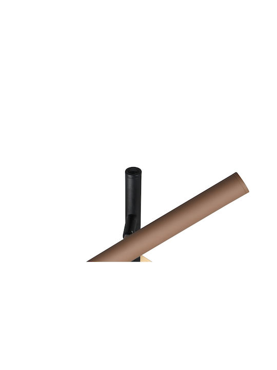 Trio Lighting Fiato LED Floor Lamp H150xW23cm. with Adjustable White Light 400lm Black
