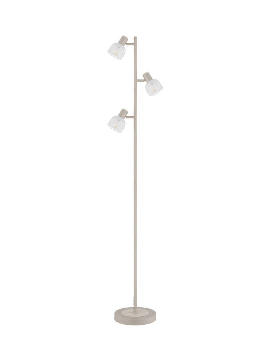 Globo Lighting Floor Lamp Height 154cm Beige Globo Lighting Floor Lamp Height 154cm Beige