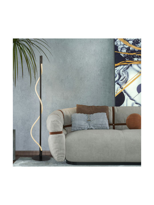 Aca Malpo LED Floor Lamp H160xW30cm. with Warm White Light 690lm