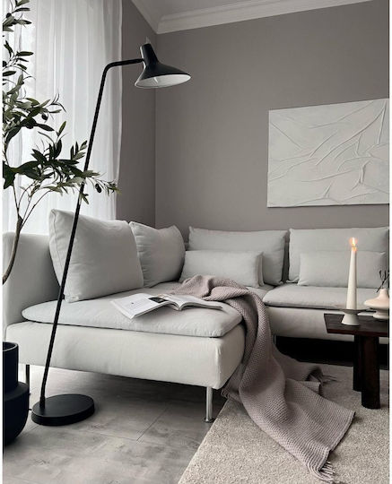 Nordlux Darci Floor Lamp H143xW23cm. with Socket for Bulb E14 Black