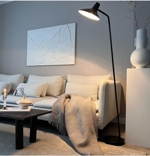 Nordlux Darci Floor Lamp H143xW23cm. with Socket for Bulb E14 Black