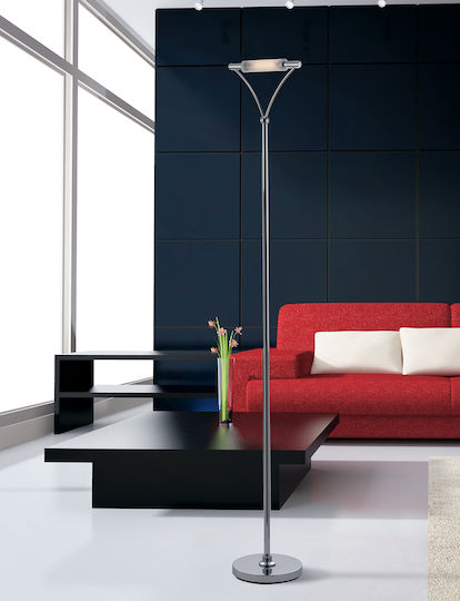 Fan Europe ET Floor Lamp H181xW29cm with R7S Lamp Bulb Base Chrome