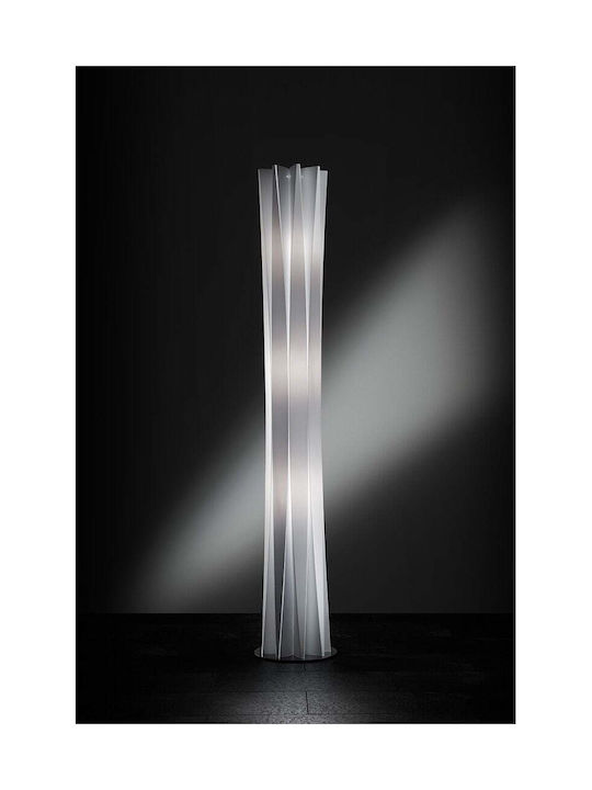 Slamp Bach XL Подова Лампа В161xД31.5см. с Цокъл за Крушка E27 Бял