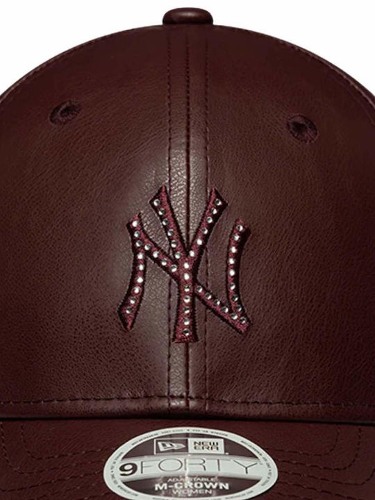 New Era Шапки Wmns Diamante Pu 9Forty Mc Neyyan Червен-60915834-червен