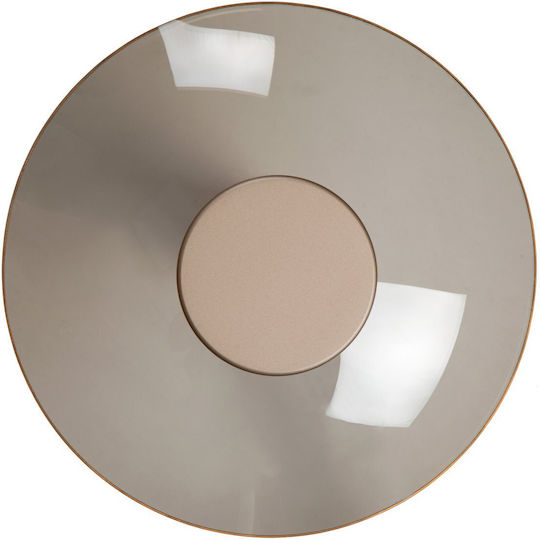 Lucide Lightning Santiago Lamp Wall with Integrated LED and Adjustable White Light Honey 23cm