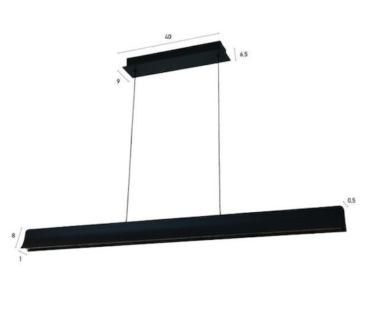 Luma LED Iluminare Liniară Plafon 43W Alb Cald 150cm