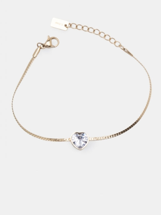 Luigi Damentraegerarmband mit Herz-Design