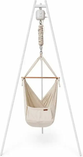 Membantu Aufhängige Hölzernes Kinder Schaukel 100x32x90cm Beige