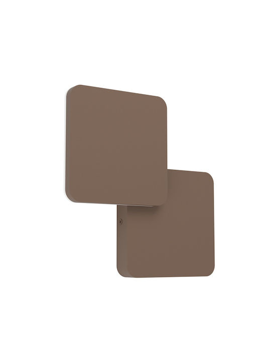 Eglo Pedersano Wall Lamp with Integrated LED and Adjustable Warm to Cool White Light Brown 14x4.7x14cm