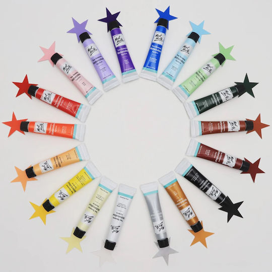 Mont Marte Acuarele Două Sezoane 12ml Set 18 Bucăți