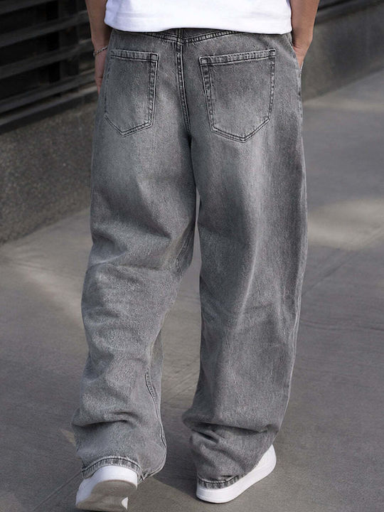 Ανδρικό Παντελόνι Τζιν Baggy Γκρι