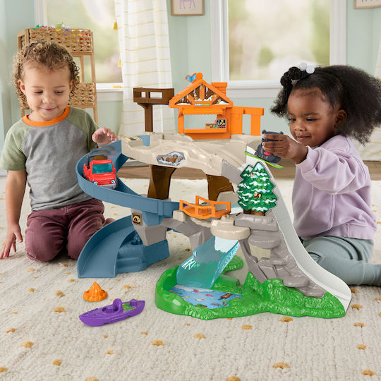 Little People Große Bergabenteuer Spielzeugauto & Rennstrecke für 12+ Jahre