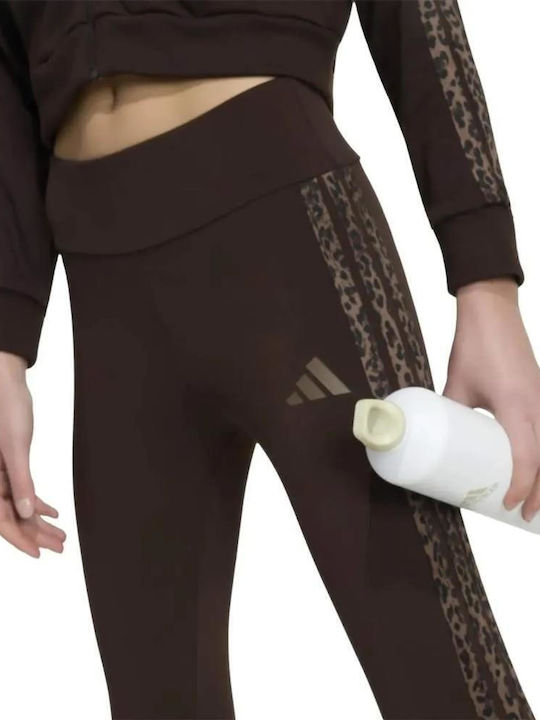 Kinderleggings Sport Lang Braun Leggings