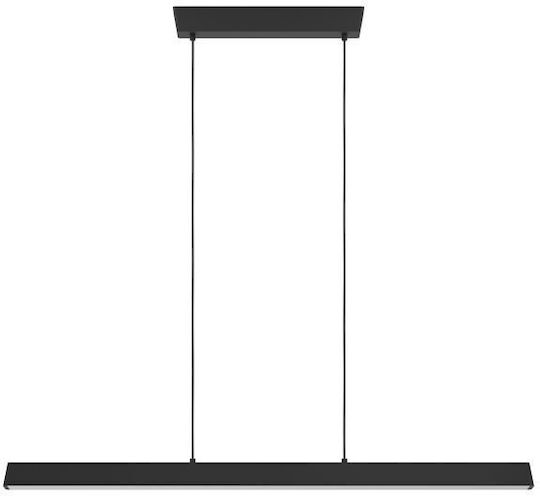 Eglo Simolaris Z Pendant Light Black Rail 122x5.5x110cm