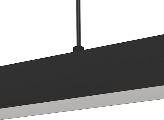 Eglo Simolaris Z Pendant Light Black Rail 122x5.5x110cm