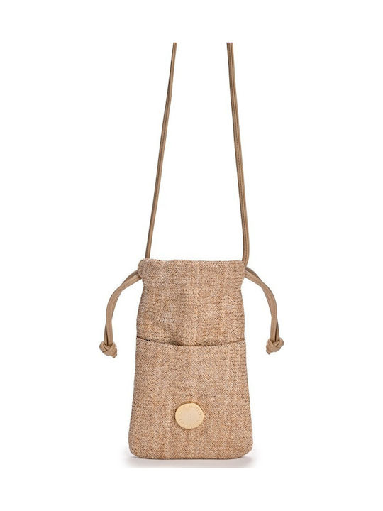 Straw Women's Crossbody Bag Beige