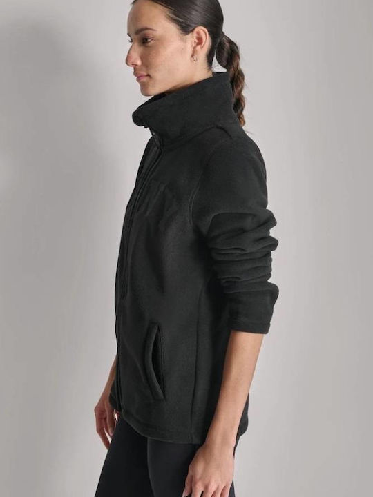Damen Sweatshirt Jacke Schwarz