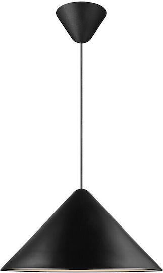 Nordlux Nono Hängelampe Schwarz Glocke mit Fassung E27 49x24.8x300cm.