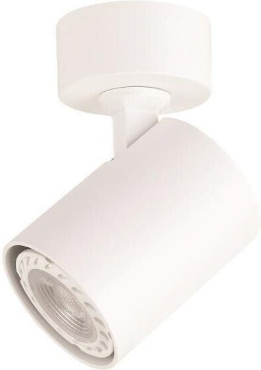 Eurolamp Μονό Σποτ με Ντουί GU10 σε Λευκό Χρώμα