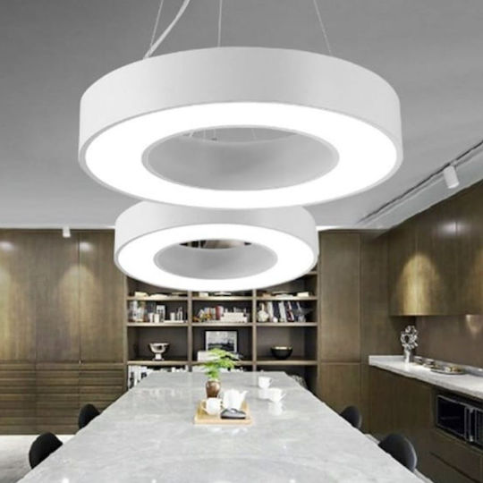 Atman Siena Pendant Light Silver 60cm