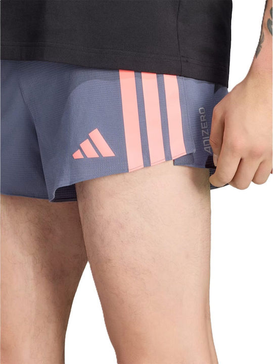 Adizero Sport Herren Shorts Grau/Solar Turbo