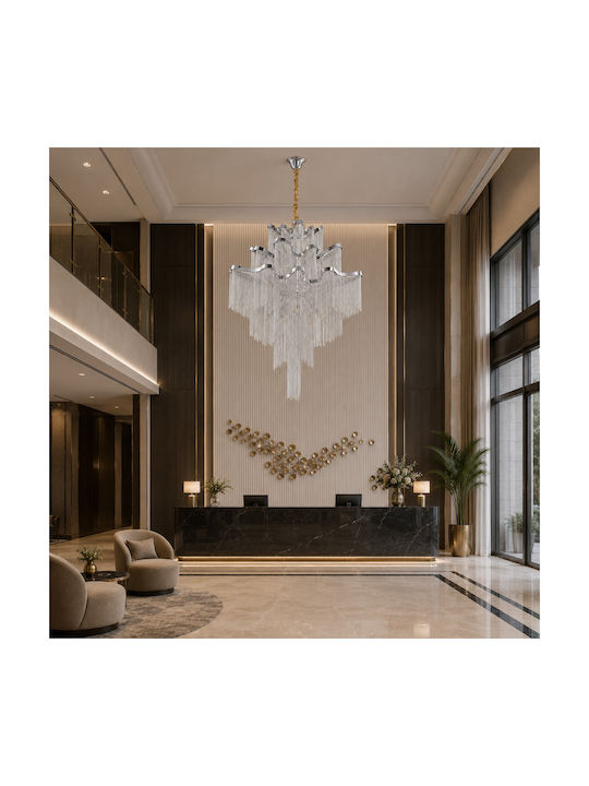 Artekko Chandelier Silver 023-3055
